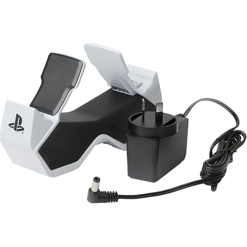 PowerA Dual Twin Charging Station Charger PS5 Playstation 5 Controllers Edge White PSPW0387-01 - SuperOffice