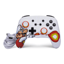 PowerA Enhanced Wired Controller for Nintendo Switch Iconic Fireball Mario White/Red 1526549-01 - SuperOffice
