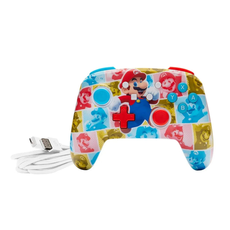 PowerA Enhanced Wired Controller for Nintendo Switch Mario Hero Reel NSGP0282-01 - SuperOffice