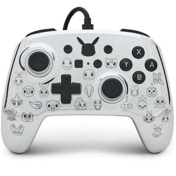 PowerA Enhanced Wired Controller for Nintendo Switch Pikachu Black & Silver 1522785-01 - SuperOffice