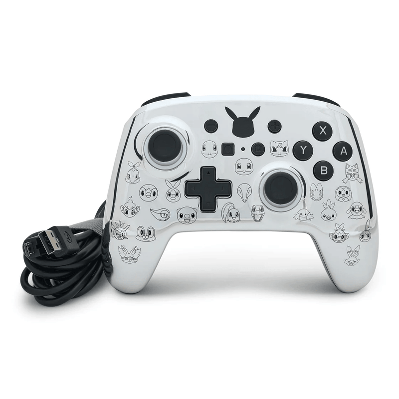 PowerA Enhanced Wired Controller for Nintendo Switch Pikachu Black & Silver 1522785-01 - SuperOffice