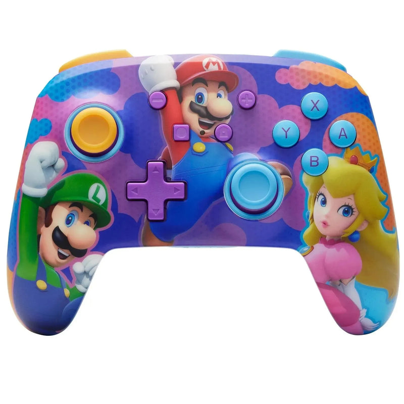 PowerA Enhanced Wireless Controller for Nintendo Switch Colour Splash Heroes NSGP0287-01 - SuperOffice