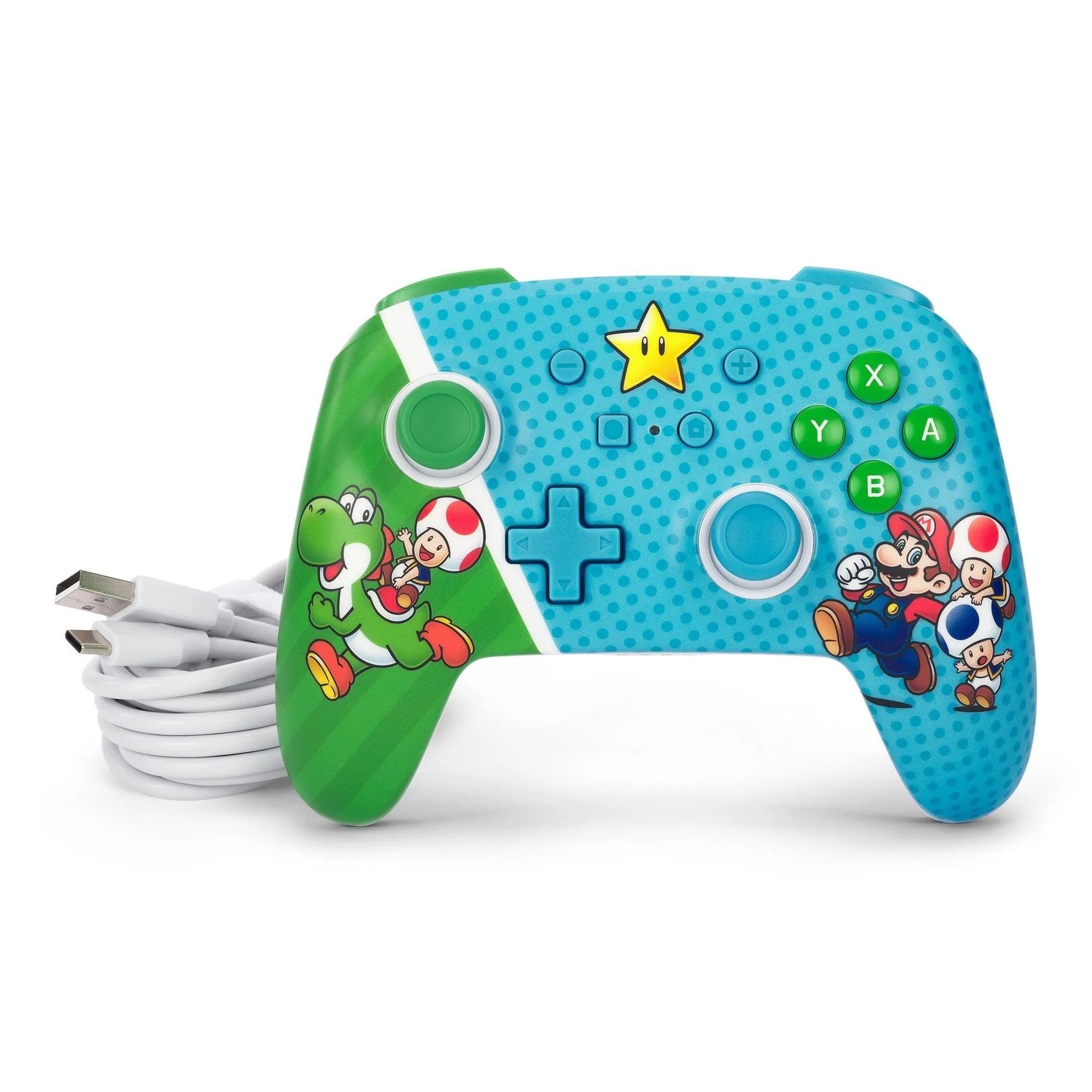 Powera Enhanced Wireless Controller Mario Controller For Switch