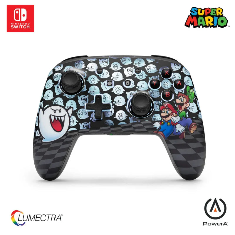 PowerA Enhanced Wireless Controller Mario Boo for Nintendo Switch Ghost Lumectra NSGP0431-01 - SuperOffice