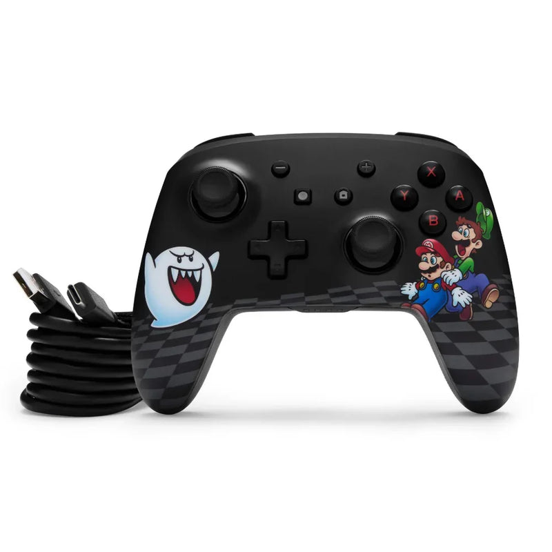 PowerA Enhanced Wireless Controller Mario Boo for Nintendo Switch Ghost Lumectra NSGP0431-01 - SuperOffice