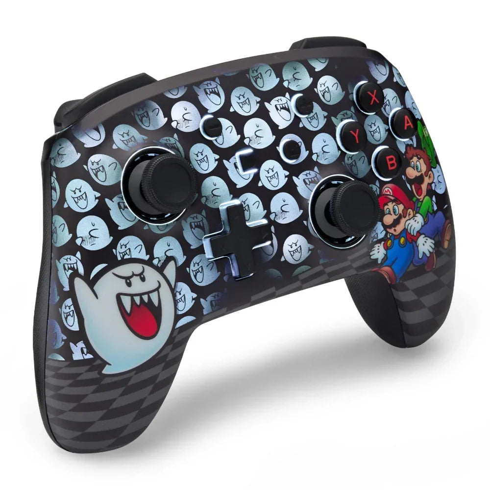 PowerA Enhanced Controller Nintendo Switch Ghost Lumectra Mario Boo ...