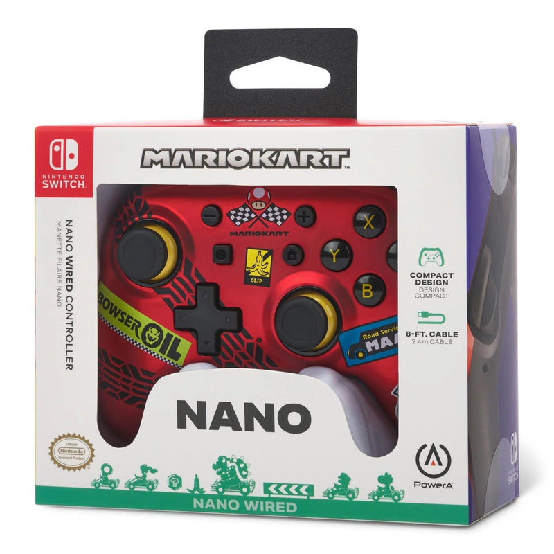 PowerA Nano Wired Controller Nintendo Switch Mario Kart: Racer Red NSGP0124-01 - SuperOffice