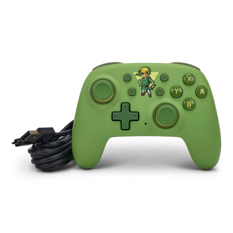 PowerA Nano Wired Controller Nintendo Switch Toon Link Green NSGP0203-01 - SuperOffice