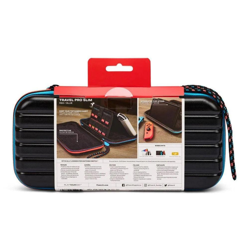 PowerA Travel Pro Slim Case for Nintendo Switch OLED/Switch/Switch Lite Black/Red/Blue NSCS0051-01 - SuperOffice