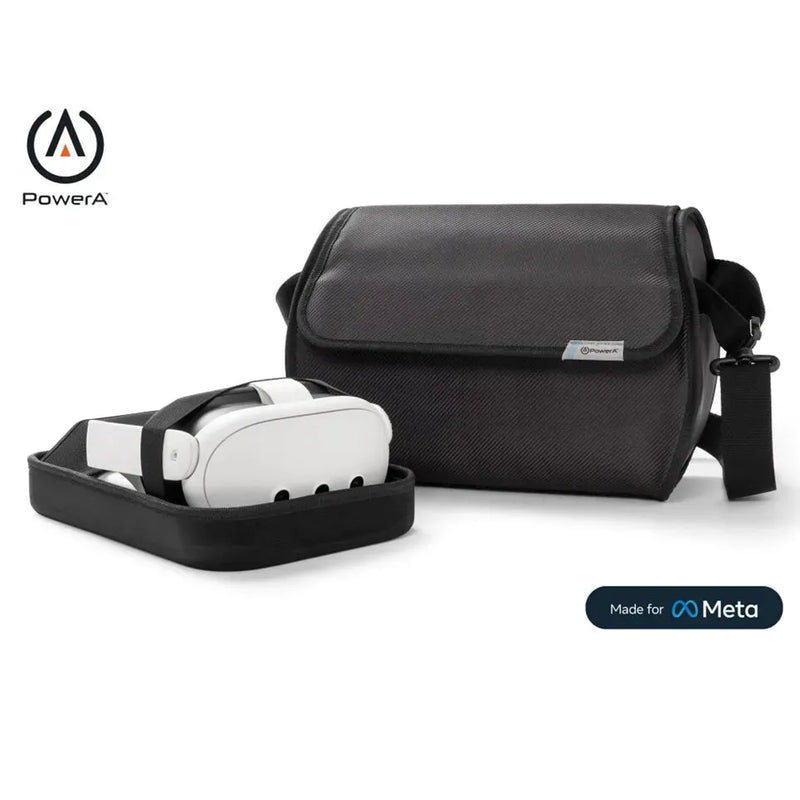 PowerA Travel Shoulder Strap Bag for Meta Quest 3 / 3s Black MQCS0319-01 - SuperOffice