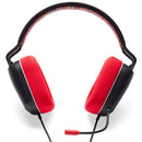 PowerA Wired Stereo Headset Headphones Nintendo Switch Mario Kart Rivals Black Red NSHS0398-01 - SuperOffice