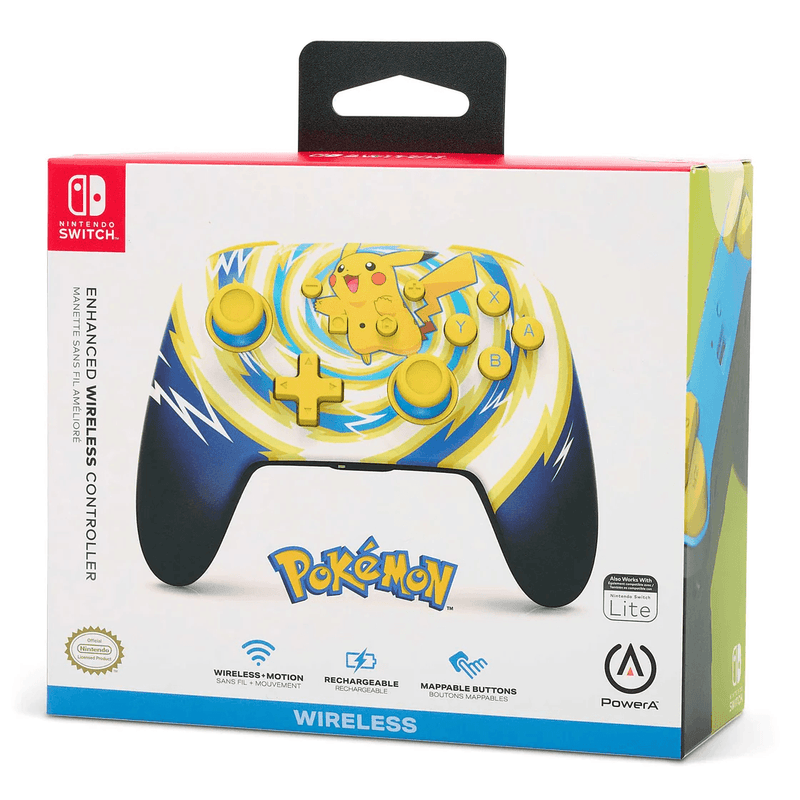 PowerA Wireless Controller for Nintendo Switch Pokemon Pikachu Vortex 1523595-01 - SuperOffice