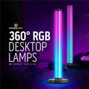 Powerwave 360 Degree RGB Desktop Gaming Lamps Pair with Remote 168090 - SuperOffice