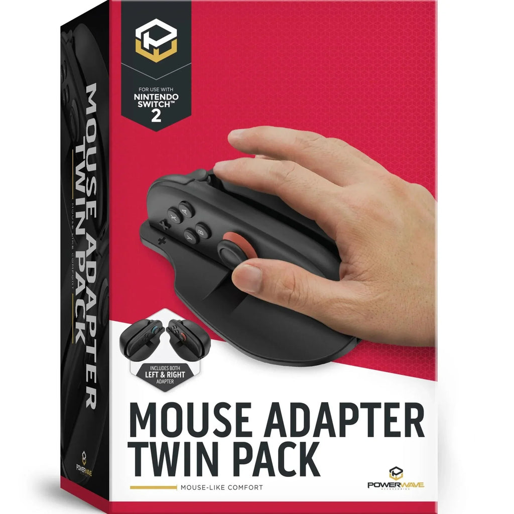 Powerwave Controller Joy-Con Mouse Adapter Twin Pack for Nintendo Swit ...