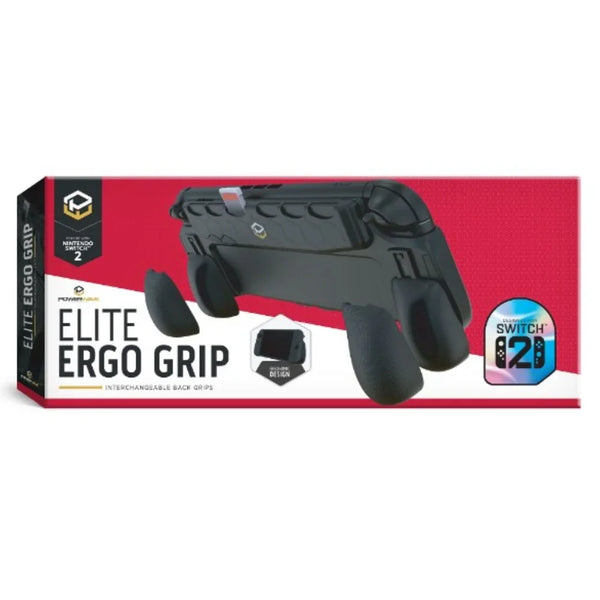 Powerwave Elite Ergo Grip with Interchangeable Back Grips for Nintendo Switch 2 169399 - SuperOffice