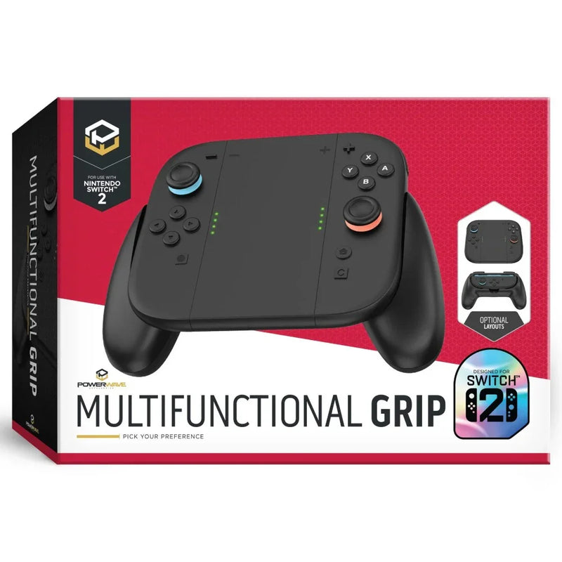 Powerwave Multifunctional Grip for Nintendo Switch 2 Black 169393 - SuperOffice