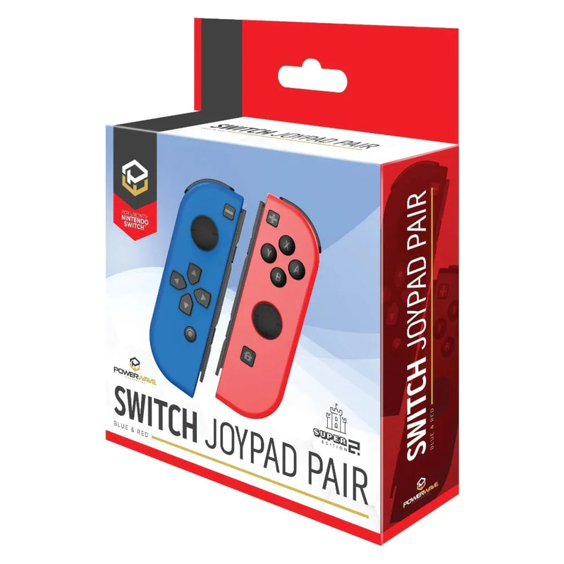 Powerwave Nintendo Switch Joypad Pair Blue and Red 168092 - SuperOffice