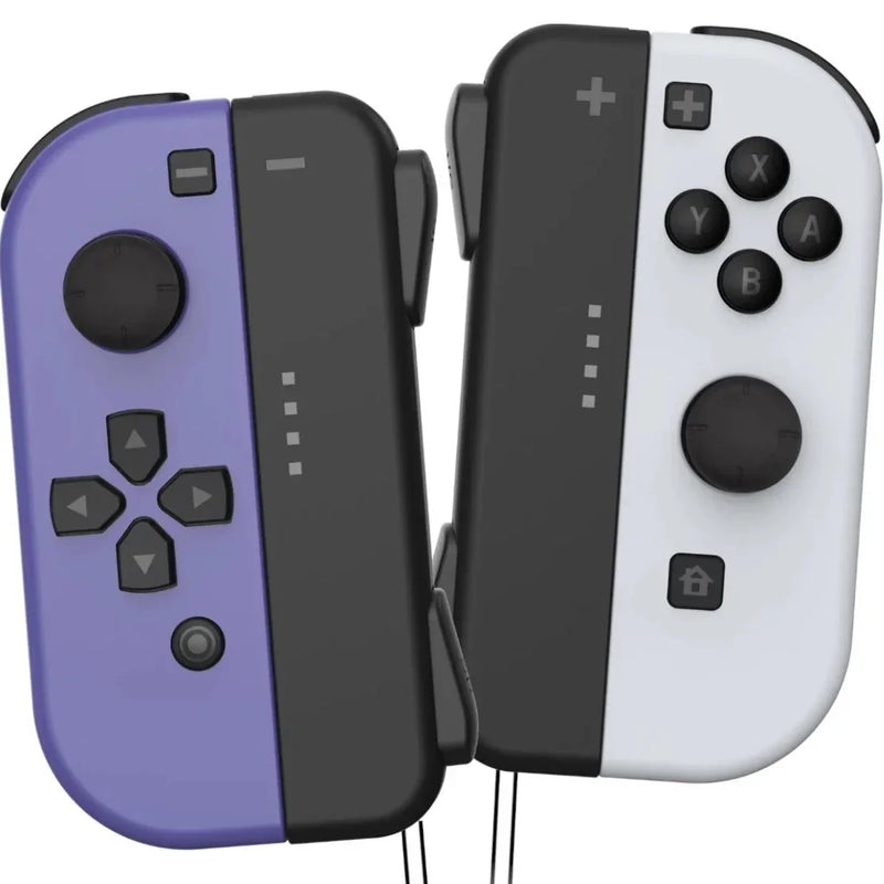 Powerwave Nintendo Switch Retro Joypad Controllers Pair Purple & Grey 163393 - SuperOffice