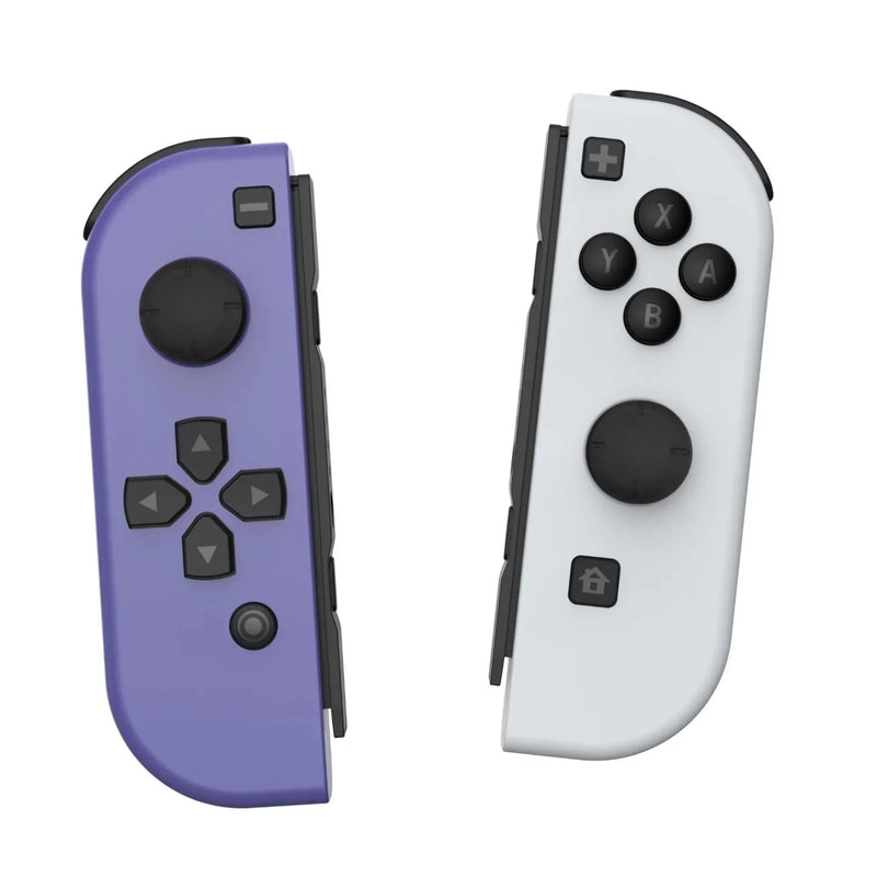 Powerwave Nintendo Switch Retro Joypad Controllers Pair Purple & Grey 163393 - SuperOffice
