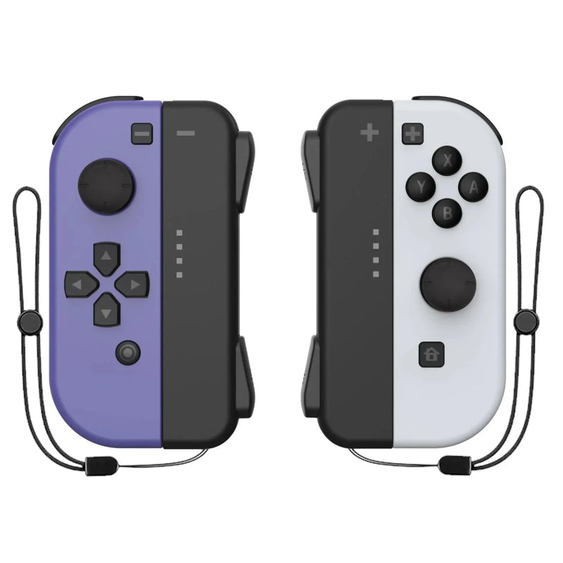 Powerwave Nintendo Switch Retro Joypad Controllers Pair Purple & Grey 163393 - SuperOffice