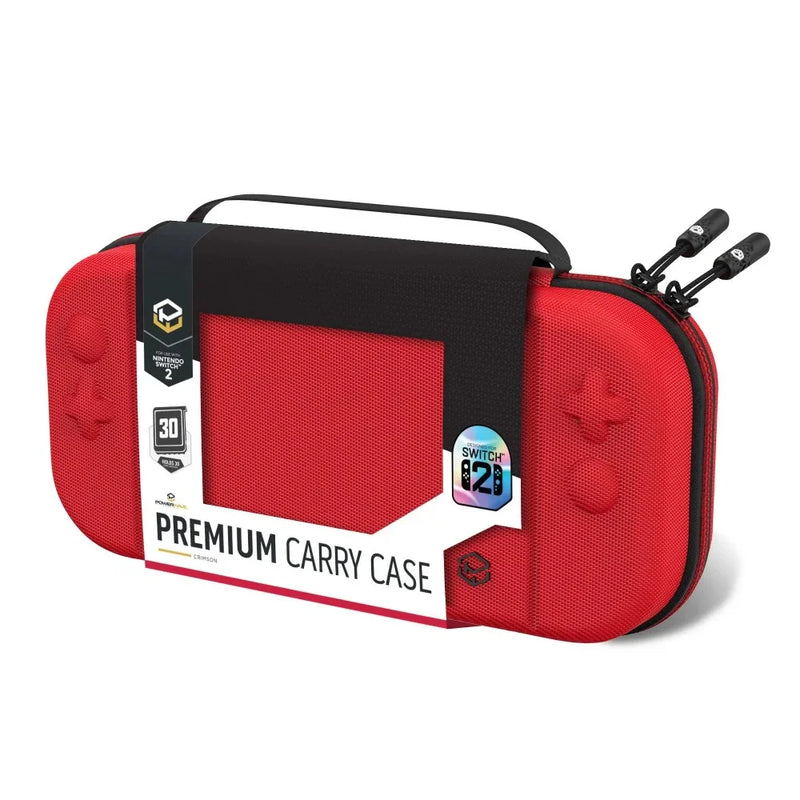 Powerwave Premium Carry Case for Nintendo Switch 2 Crimson Red 169382 - SuperOffice