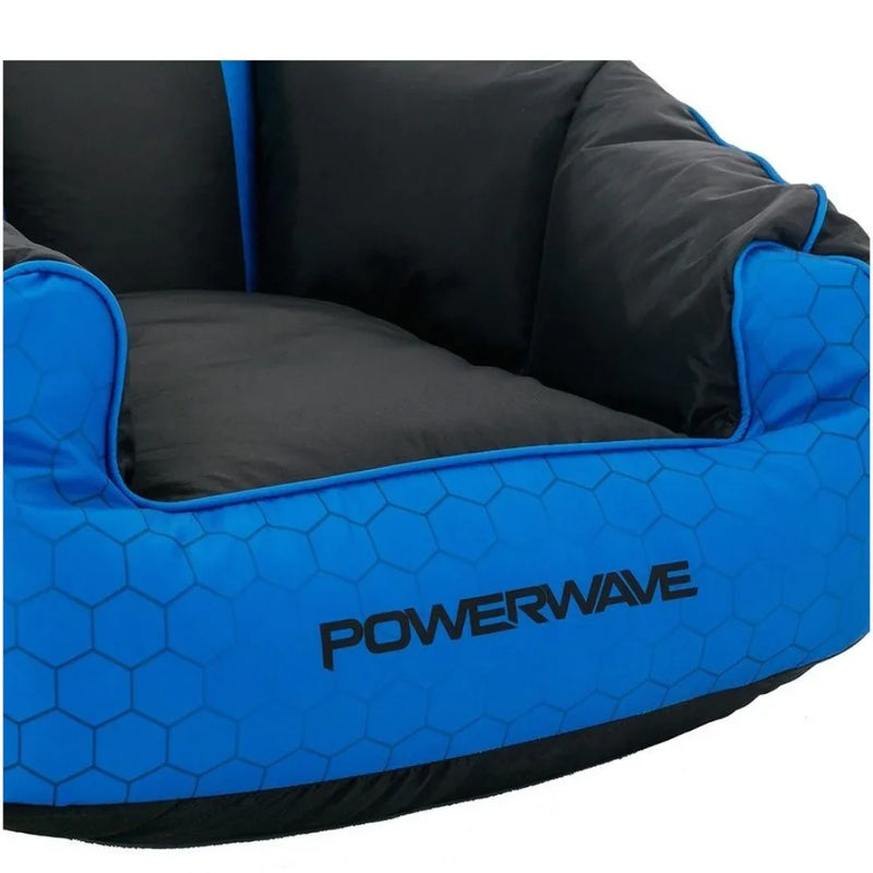 Powerwave PUFF Gaming Bean Bag Chair Blue 165692 - SuperOffice