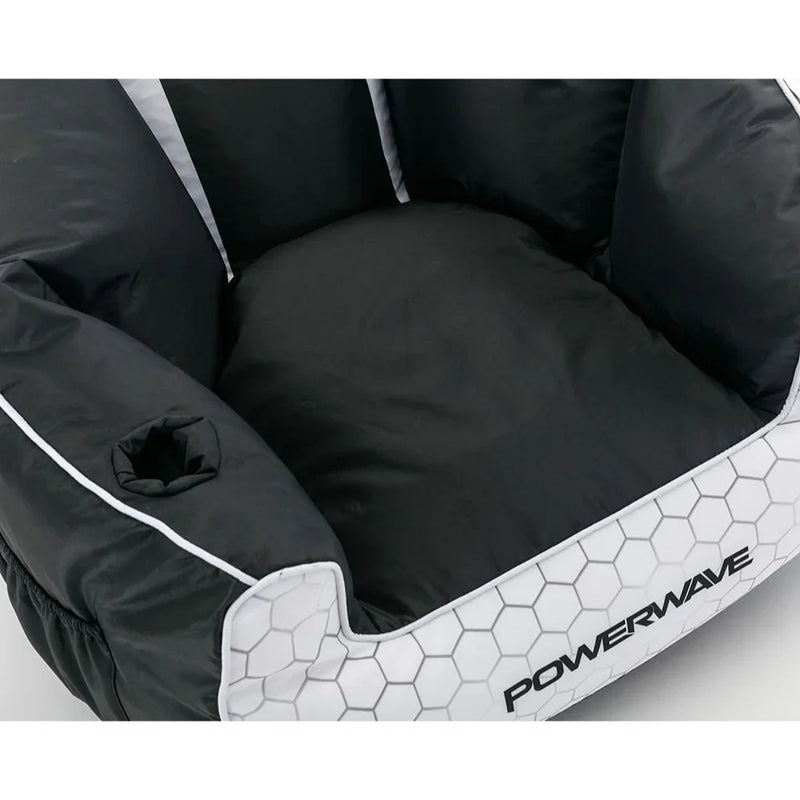 Powerwave PUFF Gaming Bean Bag Chair White 165693 - SuperOffice