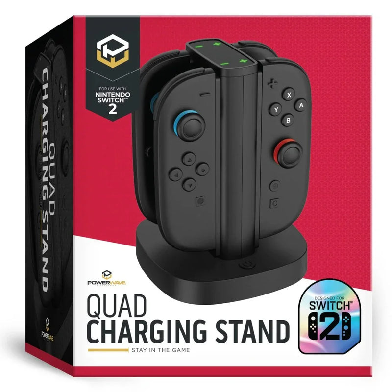 Powerwave Quad Charging Stand for Nintendo Switch 2 169397 - SuperOffice