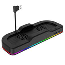 Powerwave RGB Cooling Stand for Nintendo Switch 2 Black 169395 - SuperOffice