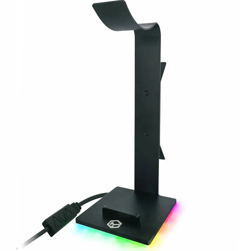 Powerwave RGB Lights Headset Headphones Stand 157256 - SuperOffice