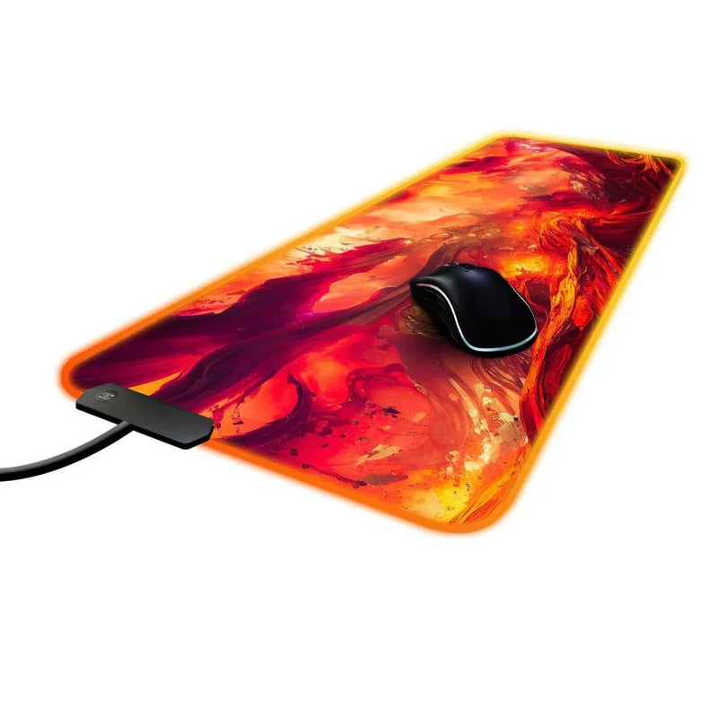 Powerwave RGB XL Mouse Pad Fire 168596 - SuperOffice