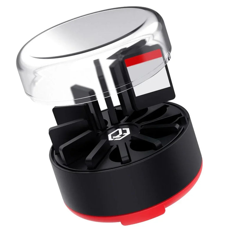 Powerwave Rotating Cartridge Holder for Nintendo Switch Black/Red 168089 - SuperOffice