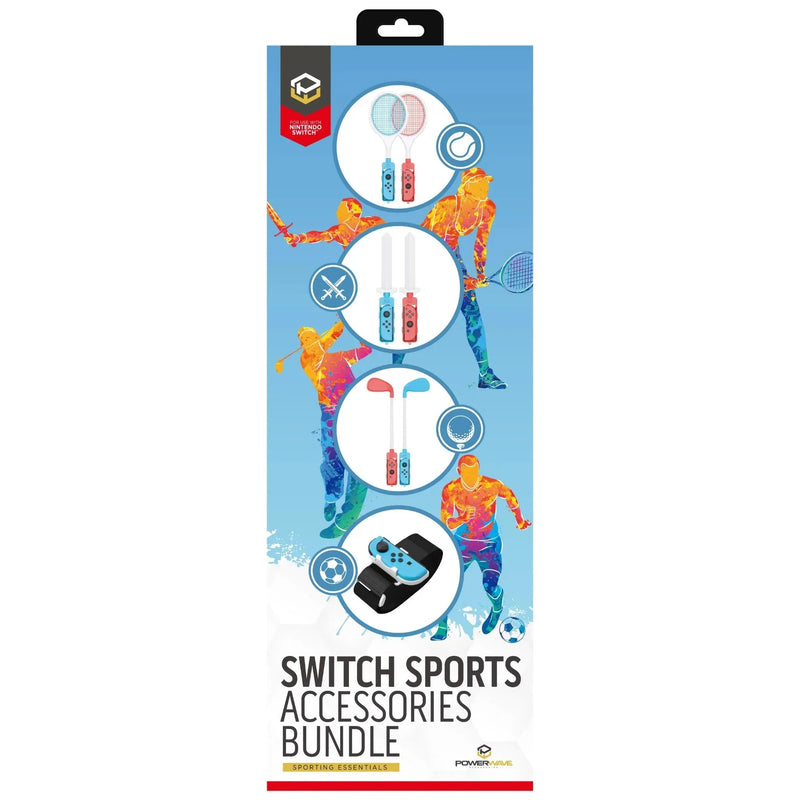 Powerwave Sports Accessories Bundle Golf Tennis Swords Straps Nintendo Switch 163476 - SuperOffice