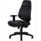 Preston Managerial Chair High Back With Arms Black YS46PU - SuperOffice