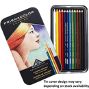 Prismacolor 12 Premier Colour Pencils Tin Set Soft Core Artists Professional PC952 - SuperOffice