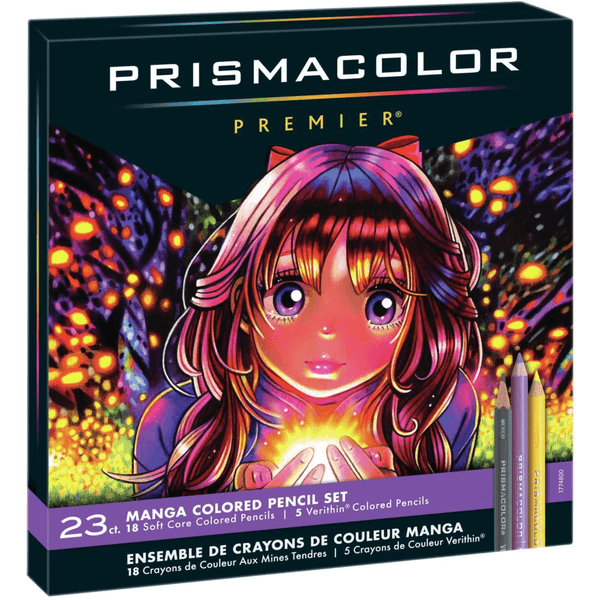 Prismacolor 23pc Manga Anime Set Coloured Pencils Premier & Verithin PC1774800 - SuperOffice