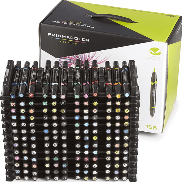 Prismacolor Premier Double Sided Art Markers Brush Fine Tip Dual End 156 Pack 1773305 - SuperOffice