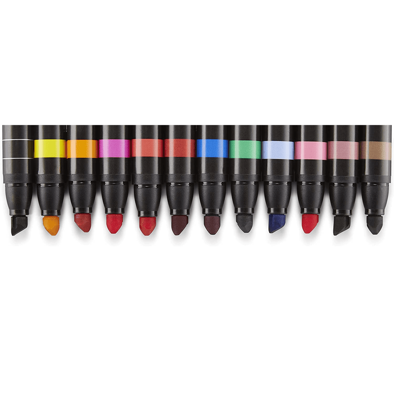 Prismacolor Premier Double Sided Art Markers Chisel Fine Tip Dual End 156 Pack BP156S - SuperOffice