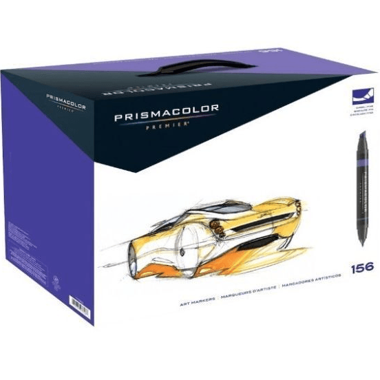 Prismacolor Premier Double Sided Art Markers Chisel Fine Tip Dual End 156 Pack BP156S - SuperOffice