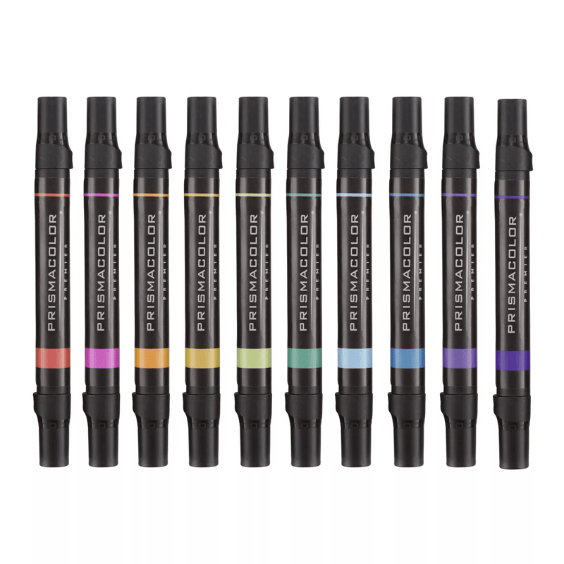 Prismacolor Premier Double Sided Art Markers Fine Chisel Tip Dual End Pack 10 PM2138238 - SuperOffice
