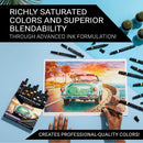 Prismacolor Premier Double Sided Mid Tones Art Markers Brush Chisel Tip Dual End 12 Pack PM2173308 - SuperOffice