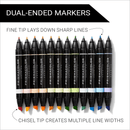 Prismacolor Premier Double Sided Pastel Art Markers Brush Chisel Tip Dual End 12 Pack PM2173306 - SuperOffice