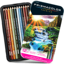 Prismacolor Premier Landscape Coloured Pencils Tin Set Soft Core Artists Professional PC2023753 (LANDSCAPE) - SuperOffice