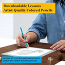 Prismacolor Premier Techniques Animal Drawing Coloured Pencils 12 Set Tin PC2199770 - SuperOffice