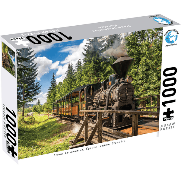Puzzlers World Steam Train Locomotive 1000 Piece Jigsaw Puzzle 9350375008790 - SuperOffice