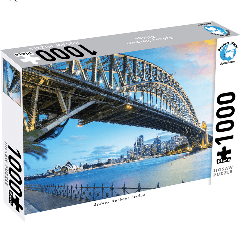 Puzzlers World Sydney Harbour Bridge 1000 Piece Jigsaw Puzzle 9350375008776 - SuperOffice