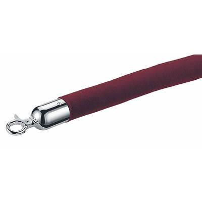 Q Nylon Rope 25Mm Chrome Snap Ends 1.5M Red ROPEC2 - SuperOffice