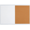 Quartet Basics Combination Cork Whiteboard Board 600x900mm White Frame QTMHOC0906 - SuperOffice