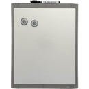 Quartet Basics Silverboard 280 X 360Mm Grey Frame QTMHOS1114 - SuperOffice