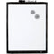 Quartet Basics Whiteboard 280 X 360Mm Black Frame QTMHOW1114BLK - SuperOffice